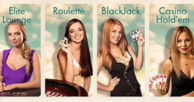 Das Bild zeigt die freundlichen Croupiers, auf die ihr im Live Dealer-Casino treffen werdet.