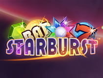 Das Bild zeigt den Spielautomaten Starburst.