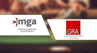Die Logos der Malta Gaming Authority und des Gibraltar Gambling Commissioner.