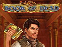Das Bild zeigt den Spielautomaten Book of Dead.