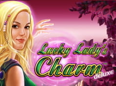 Hier könnt ihr Novolines Lucky Lady's Charm mit Spielgeld ausprobieren