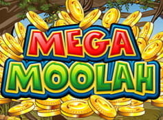 Hier könnt ihr Microgamings Mega Moolah Jackpot Slot gratis spielen