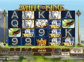 Spielszene beim White King Spielautomat