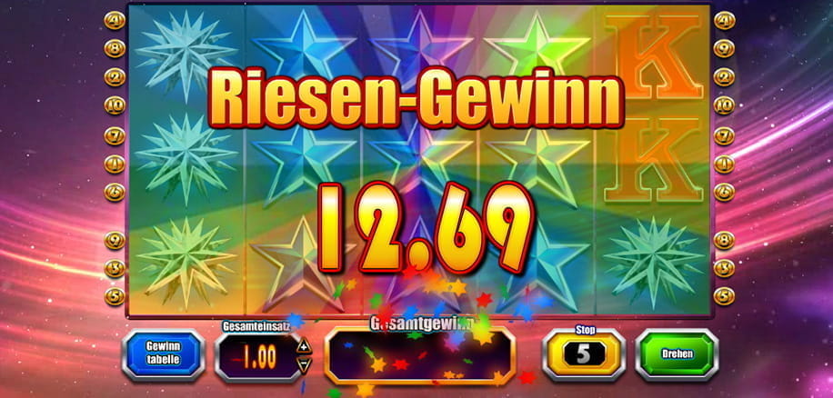 Ein Riesengewinn beim Winstar Online Spielautomat