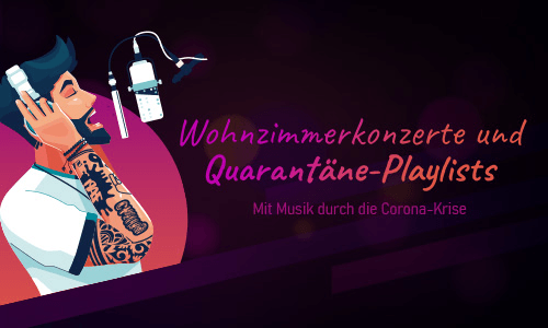 Infografik über Musik in der Corona-Krise