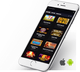 Die Startseite der mobile 7BitCasino App ist für Android und iOS verfügbar.