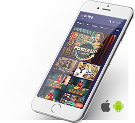 Die Spielauswahl auf dem Handy. Verfügbar für iOS und Android.