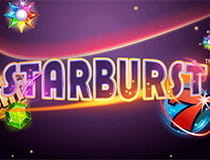 Der Spielautomat Starburst.