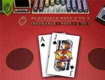 Das Spiel Blackjack von Löwen Play.