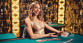 Live Dealer im Bruno Casino.
