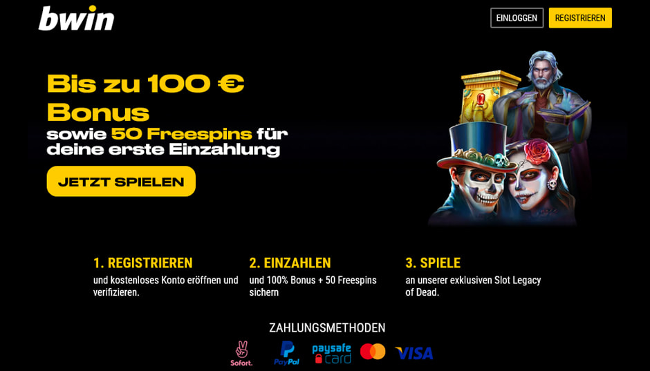 bwin Slots Bonusangebot