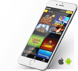 Die WebApp von bwin Slots, für Android und Apple-Geräte.
