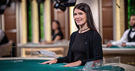 Ein Ausschnitt der Auswahl im Live Dealer Bereich des Cadoola Casinos.