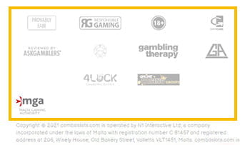 Der Footer im ComboSlots.
