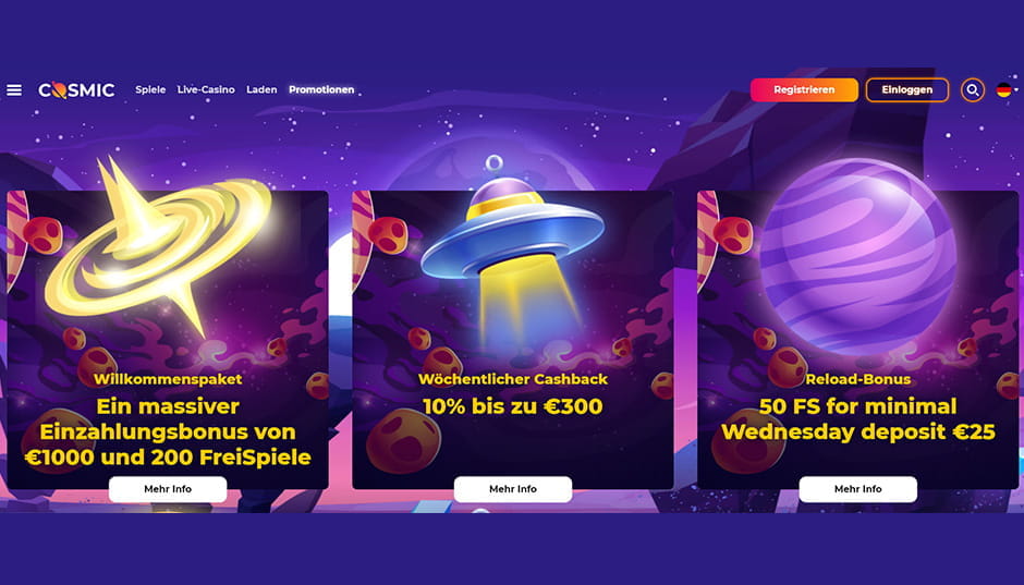 cosmicslot casino erbjudanden