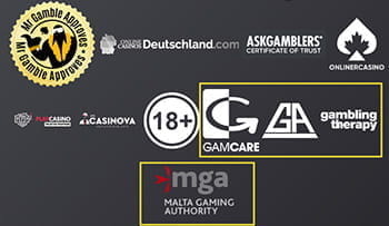 Der Footer der DasIstCasino Webseite.