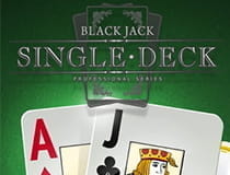 Blackjack Single Deck von NetEnt.