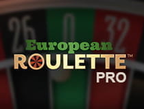European Roulette Pro von NetEnt.