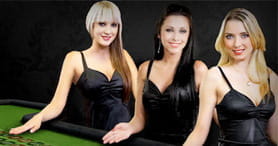 Live Dealer vor dem Euslot Casino.