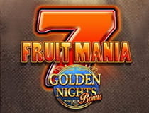 Ein Bild zeigt das Logo des Spielautomaten Fruitmania.
