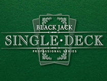 Blackjack Single Deck von NetEnt.