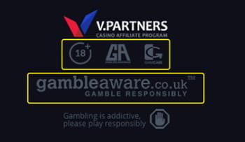 Ice Casino Footer mit Infos zu Sicherheit und Lizenzen