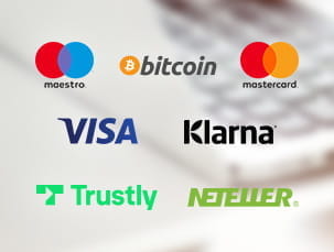Eine Reihe von Logos von Zahlungsmethoden.