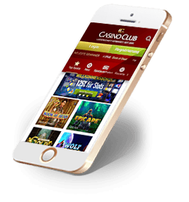 Eine Red Tiger Online Casino Webseite, dargestellt auf dem Display eines Smartphones.