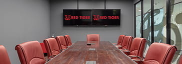 Der Firmensitz des Spielherstellers Red Tiger.