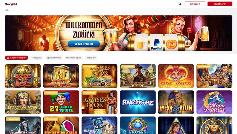 MagicRed Casino: meine Erfahrungen zum Bonus & Schutz vor Betrug