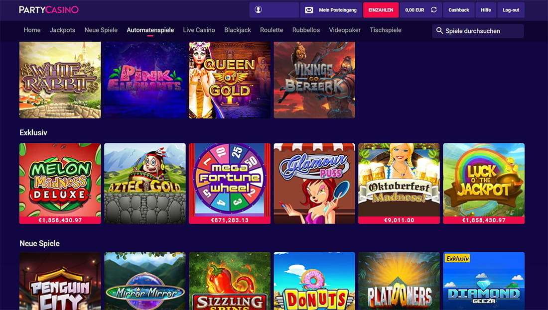 Partycasino Bonus