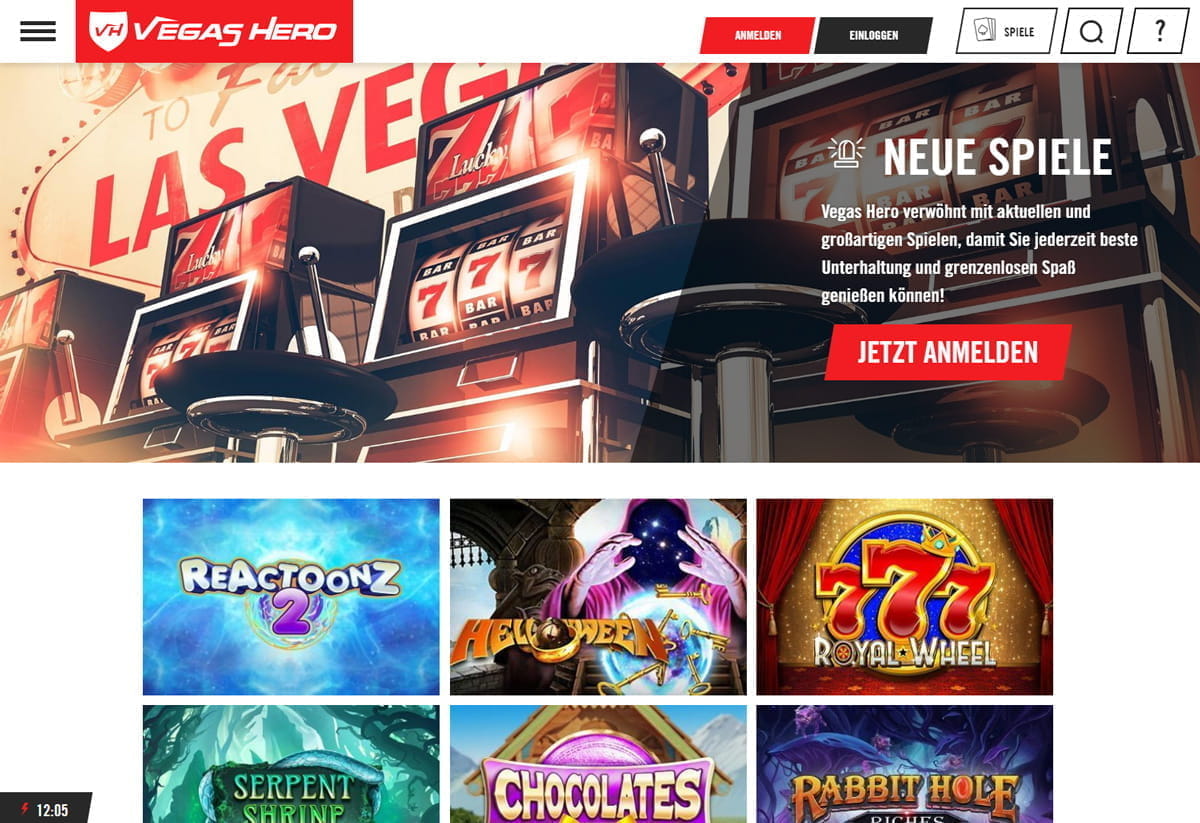 Meine Vegas Hero Erfahrung - die Spiele, Boni und Sicherheit