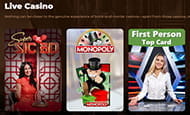 Das AmunRa Casino hat eine exzellente Auswahl an Live Spielen.