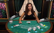 Eine Blackjack Dealerin im Live Casino von Bet3000.