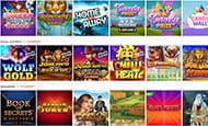 Das Bild zeigt eine kleine Auswahl von Spielen, die ihr bei Betsson findet.