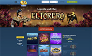 Startseite der EU Spielothek Spielbank.