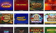 Die Auswahl an Spielen im Guts Online Casino.