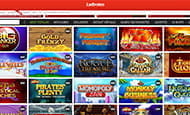 Die Auswahl an Online Spielautomaten im Ladbroke Spielothek.