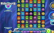 Der startbildschirm des Slots Reactoonz 2 von Play’n GO.