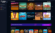 Das Spieleportfolio in der Online Spielothek Luna Slots.