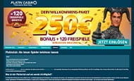 Bonus Angebot im Platincasino.