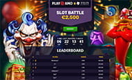 Rangliste des Slot Battle Modus im Playamo Casino.