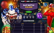 Rangliste des Slot Battle Modus im Playamo Spielothek.