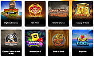 Einige der Spiele im Pocket Play Spielothek.