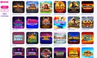 Die Slots-Spielauswahl bei Spinz