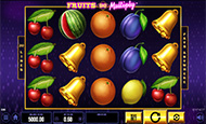 Die Ansicht des Automatenspiels Fruits go Multiply bei StarGames.