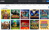 Die Auswahl an Spielen im Unikrn Spielothek.