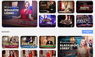 Das WestSpielothek verfügt über einen großen Live Dealer Bereich.