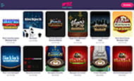 Das Wild Fortune präsentiert viele Varianten von Blackjack und Roulette.
