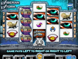 Der Jackpot Slot Siberian Storm Mega Jackpots.